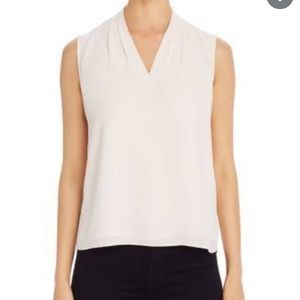 Banana Republic Cream Sleeveless Blouse